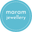 logo of maram jewellery handmade using Birthstones and Sterling Silver