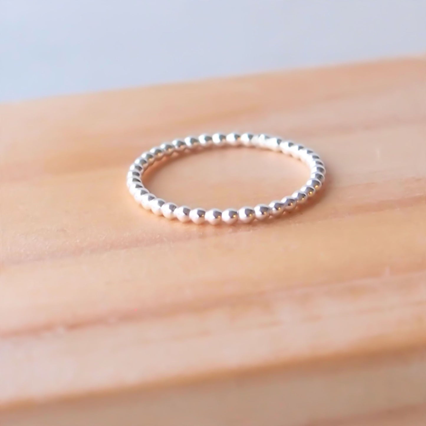 Bubble Band Sterling Silver Ring